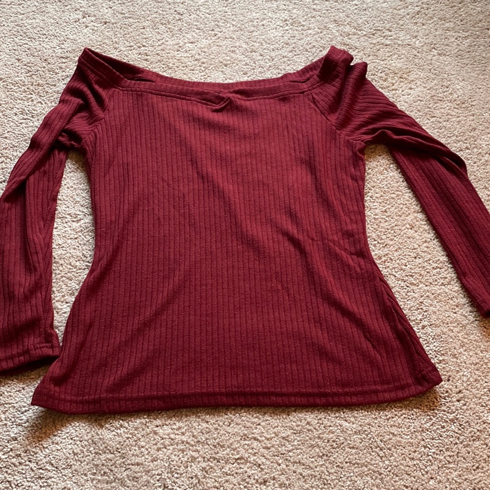 Shein curve off the shoulder top